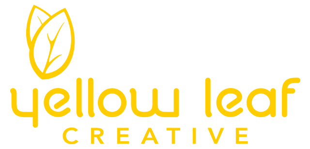 Yellow and a Leaf with an a Logo - Yellow Leaf Creative