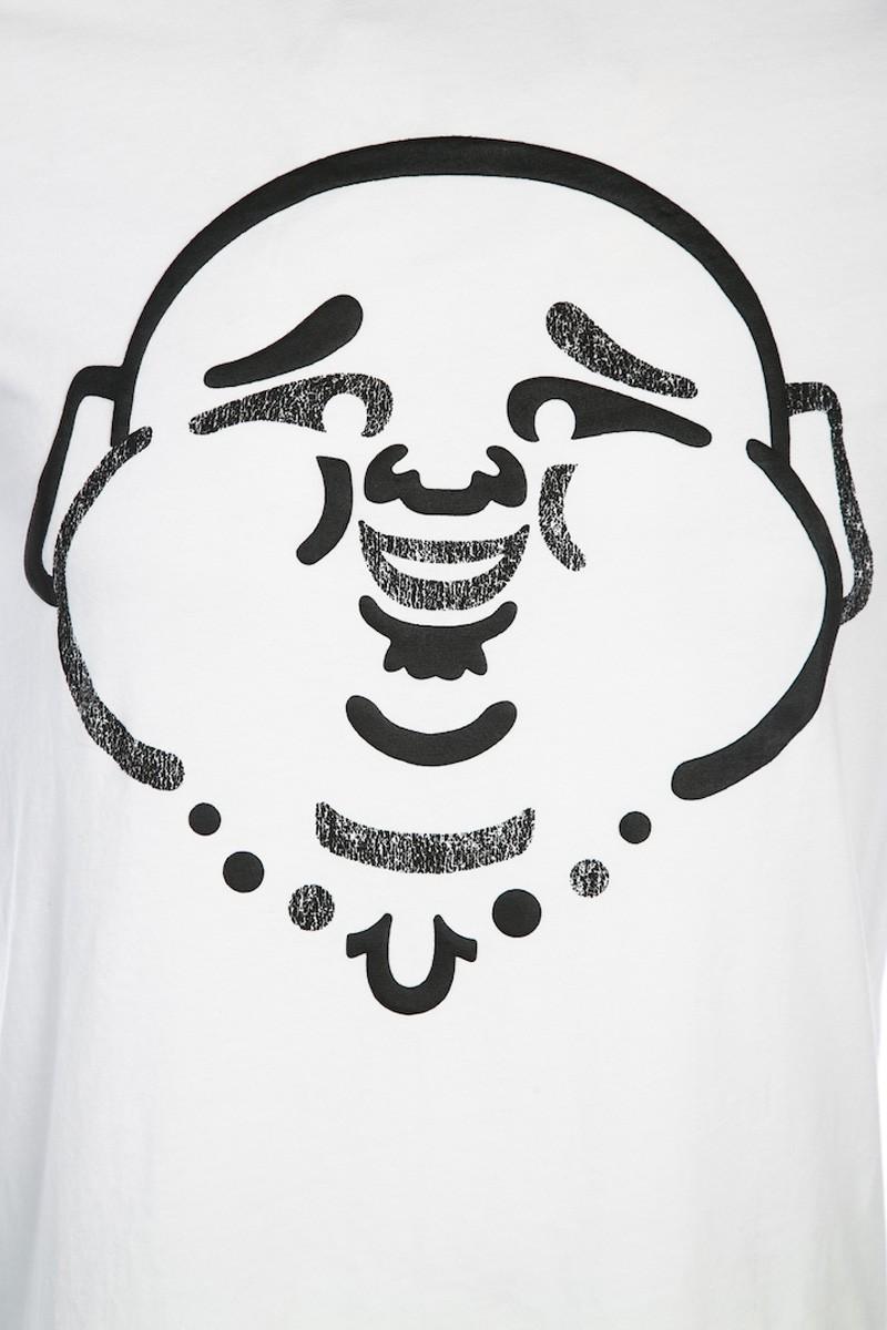 True Religion Buddha Logo - True Religion T Shirt Buddha in White