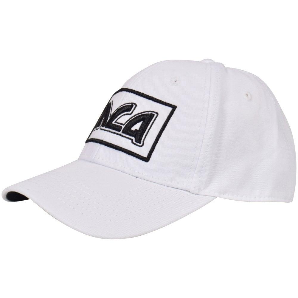 MCQ Logo - McQ By ALEXANDER MCQUEEN White Black Logo Baseball Cap