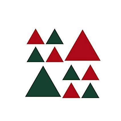Dark Green Triangle Logo - Amazon.com: Set of 120-3