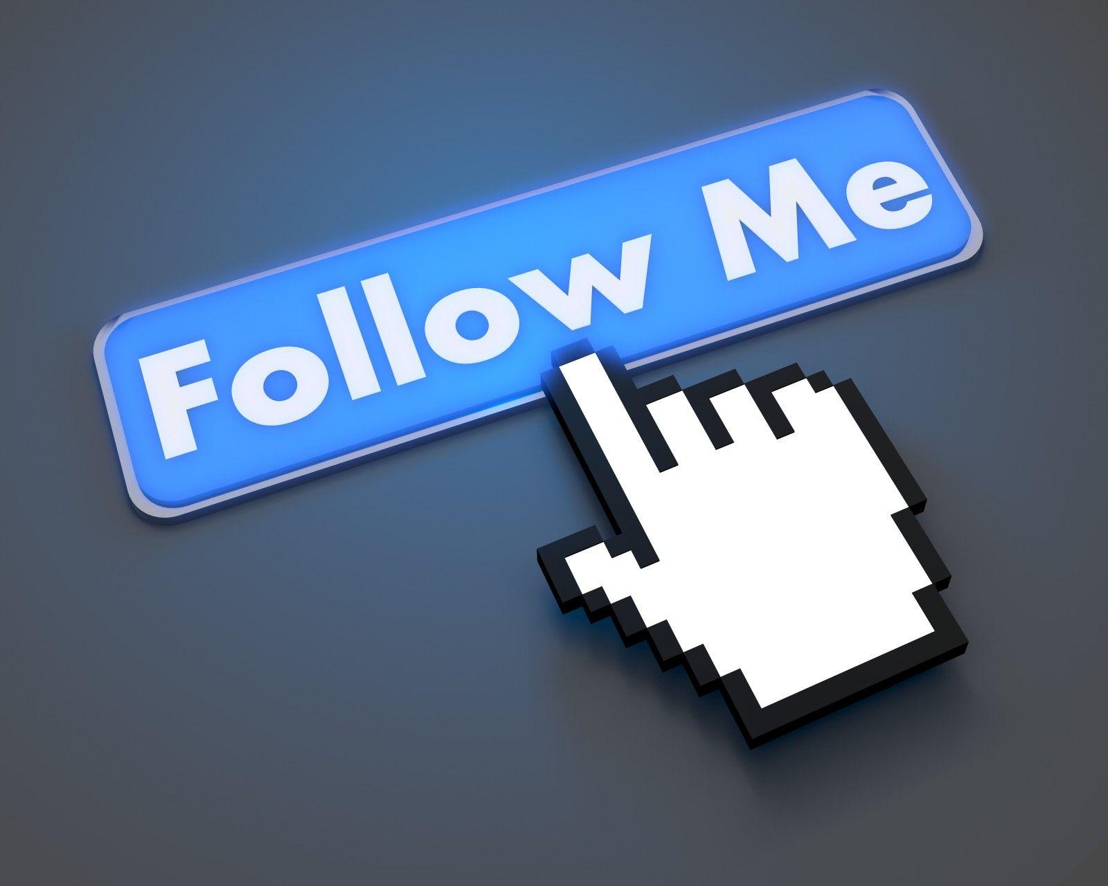 Follow Me On Facebook Logo - Follow Me On Social Media