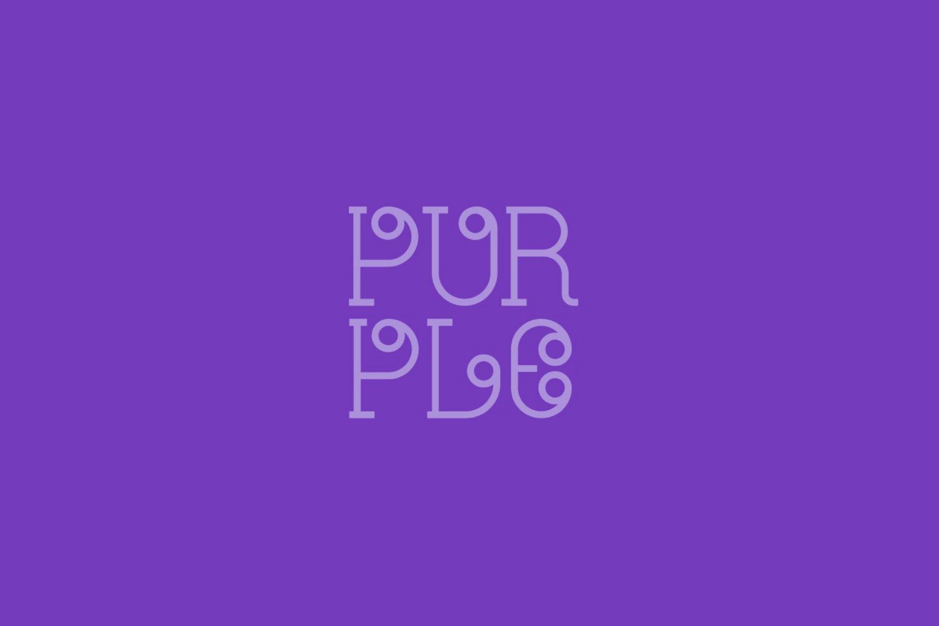 Lilac Lavendar & Logo - Purple Exhibition