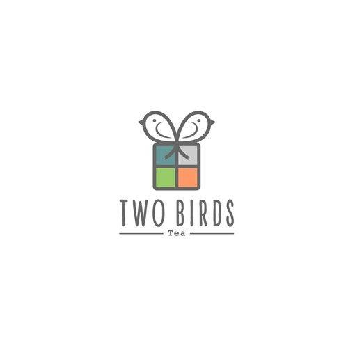 2 Birds Logo - Create a whimsical logo for Two Birds Tea | Logo design contest