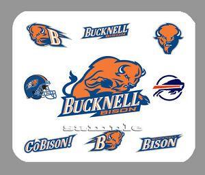 Bucknell Bison Logo - Item#4430 Bucknell Bison Logo Art Mouse Pad | eBay