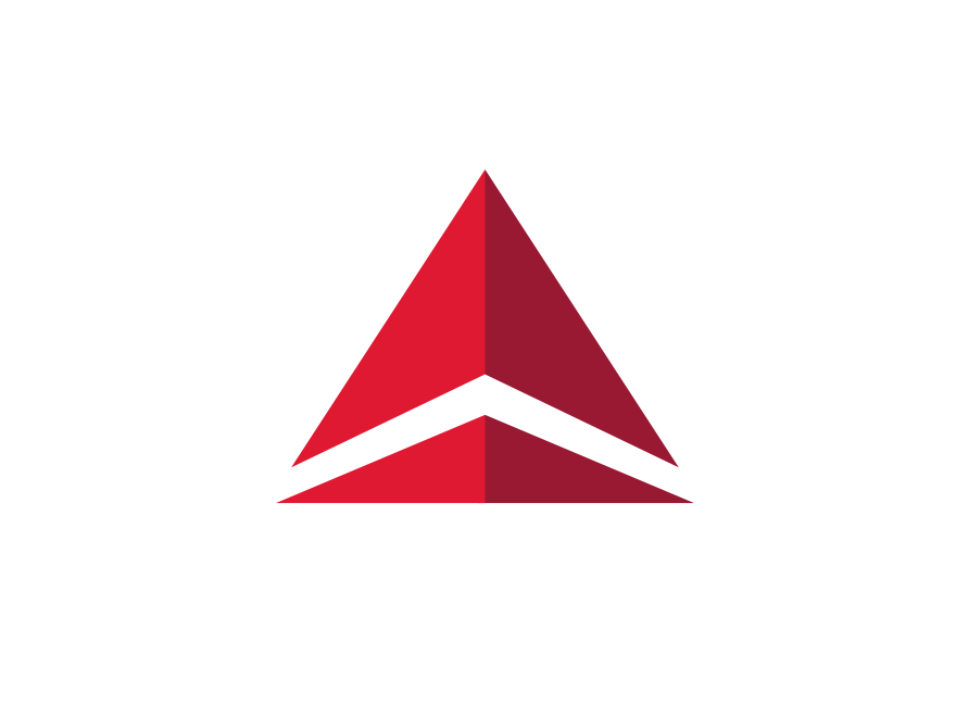Delta Triangle Logo - delta airlines logo | Delta Airlines logo | Projects to Try ...