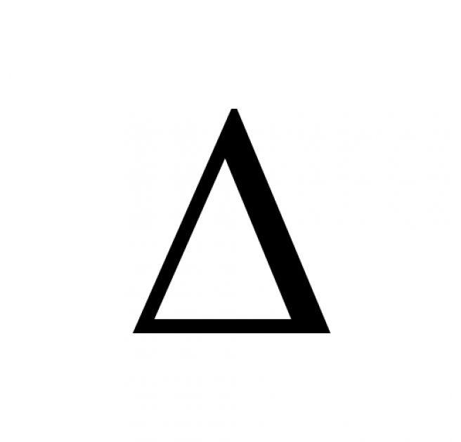 Delta Triangle Logo - Delta, the Greek symbol for #change | Ink | Tattoos, Symbols, Delta ...