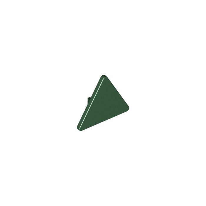 Dark Green Triangle Logo - LEGO Dark Green Triangular Sign with Clip (30259) | Brick Owl - LEGO ...
