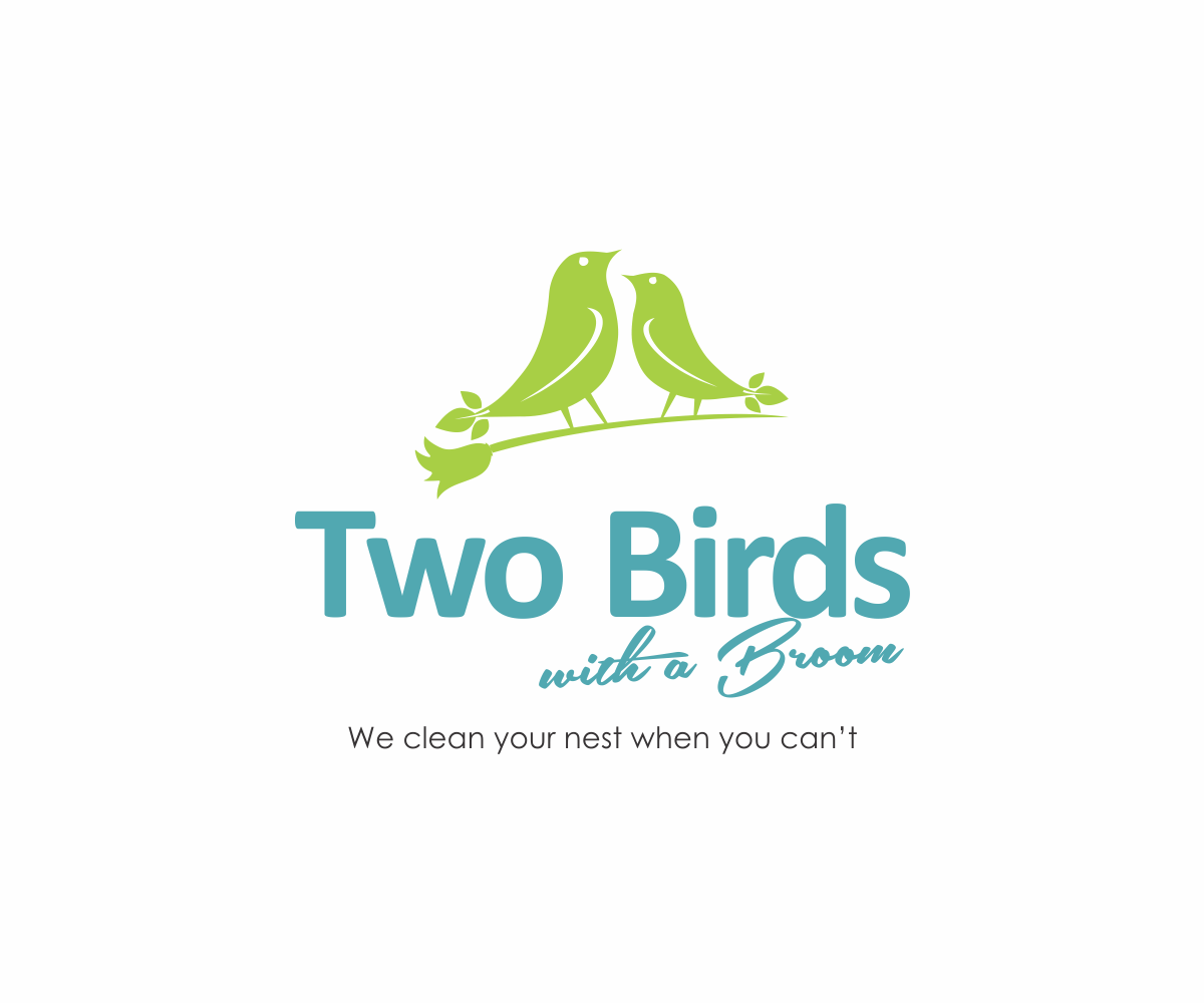 2 Birds Logo - Bold, Playful, It Company Logo Design for Two Birds With A Broom by ...