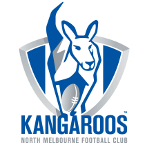 Kangaroo Sports Logo - North Melbourne Kangaroos logo, NM FC. LogoMania