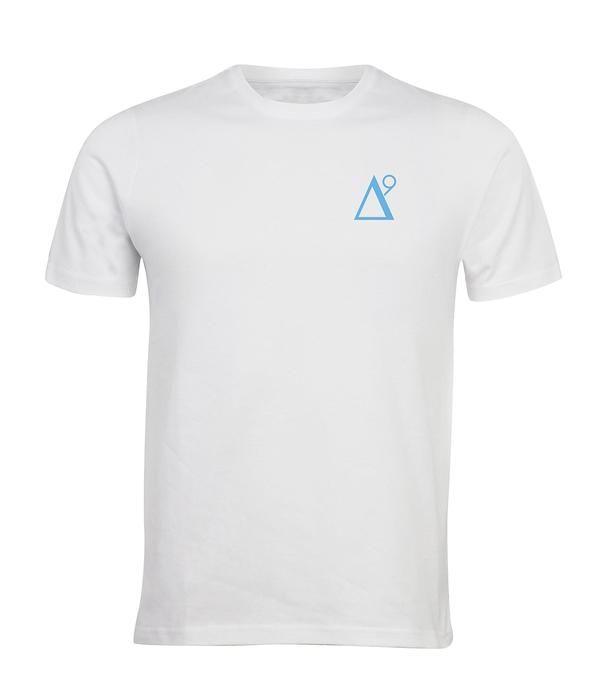 Delta Triangle Logo - Delta 9 Men's T-Shirt - Triangle 9 Logo - White — Delta 9 Cannabis