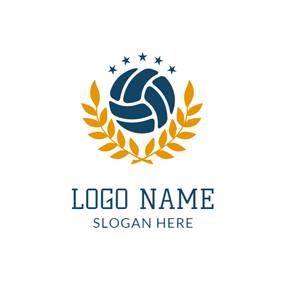 Blue Yellow Leaf Logo - Free Leaf Logo Designs | DesignEvo Logo Maker