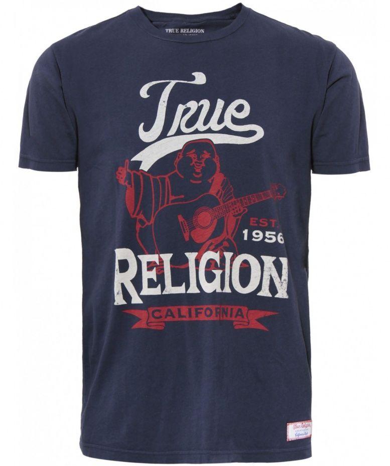 True Religion Buddha Logo - Men's True Religion Buddha Logo T-Shirt available at Jules B