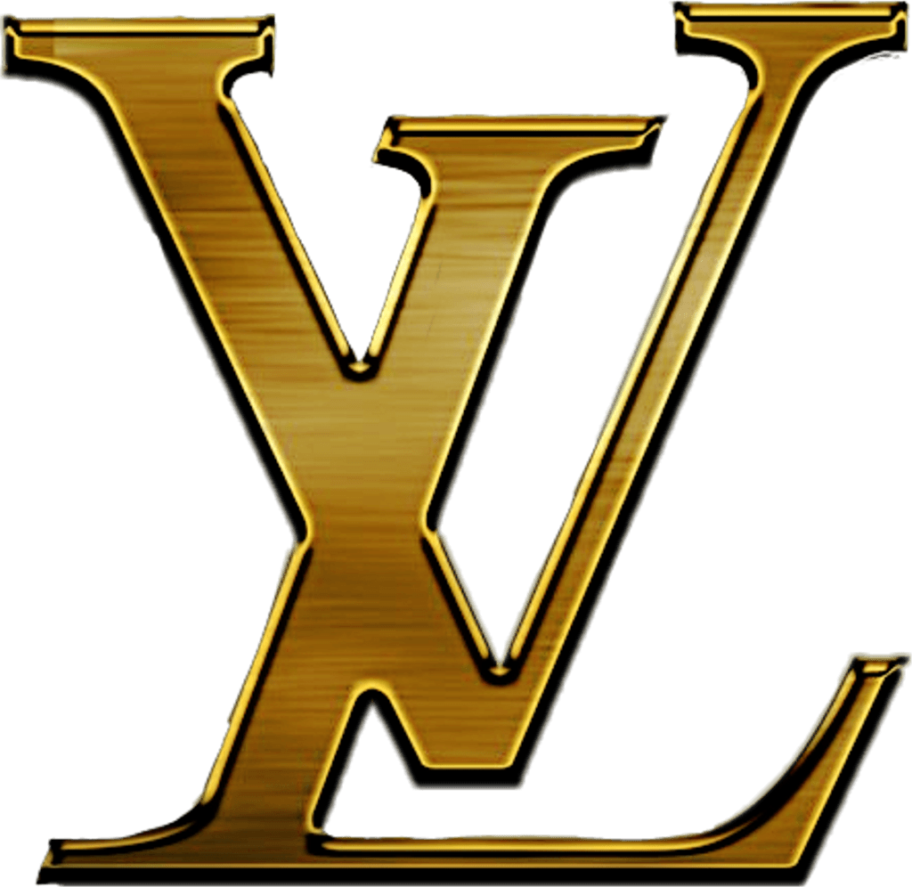 Louis Vuitton LV Logo - freetoedit remixit louiegang LV louisvuitton Louie Gold...