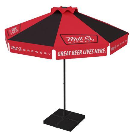 Patio Market Umbrella Logo - Custom patio umbrellas and beer logo umbrellas of the highest quality