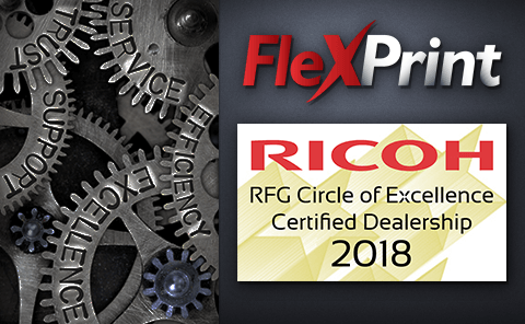Ricoh Service Excellence Logo - FlexPrint LLC Recognized as “Best of the Best” With Ricoh Circle of ...