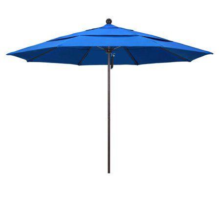 Patio Market Umbrella Logo - California Umbrella Venture Series Patio Market Umbrella in Olefin