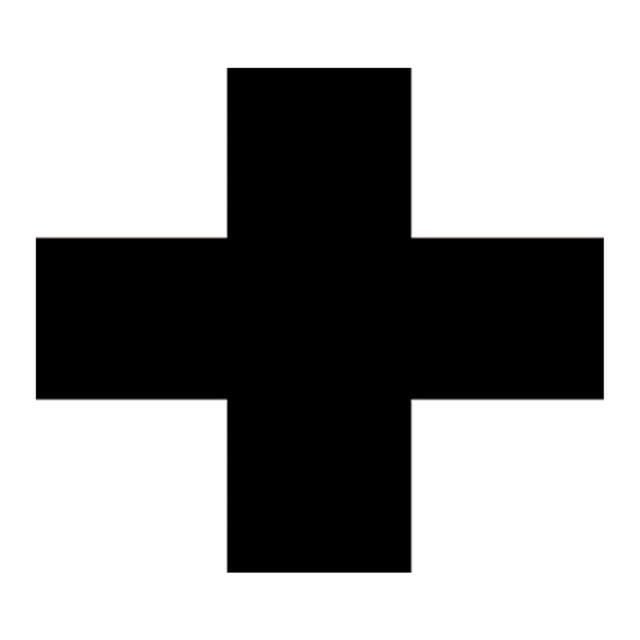 Black and White Medical Cross Logo - Multiple colors MEDICAL CROSS DECAL STICKER VINYL CAR WINDOW LAPTOP