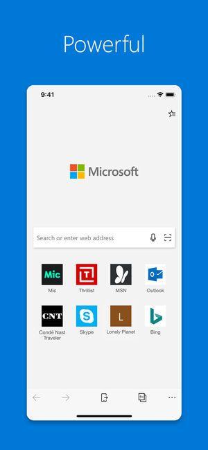 I OS7 App Store Logo - Microsoft Edge on the App Store