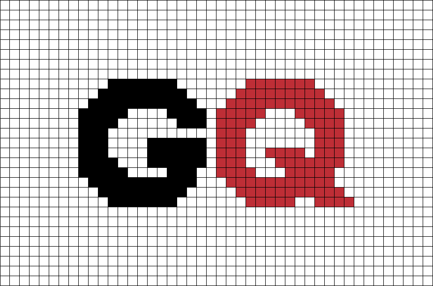 GQ Red Logo - GQ Logo Pixel Art – BRIK