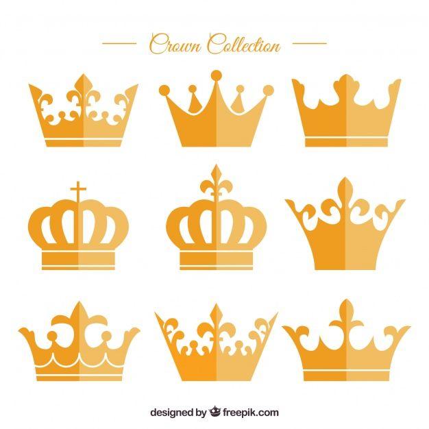 Yellow 5 Point Crown Logo - Crown Vectors, Photo and PSD files