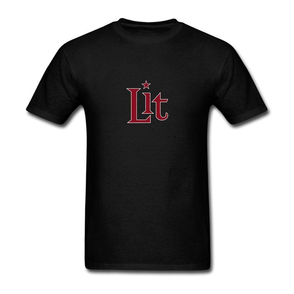 Lit Band Logo - ZHENGXING Men's Lit Rock Band Logo T Shirt L ColorName