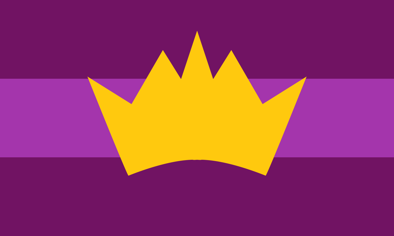 Yellow 5 Point Crown Logo - Pride — Regisgender, Kinggender, or Queengender