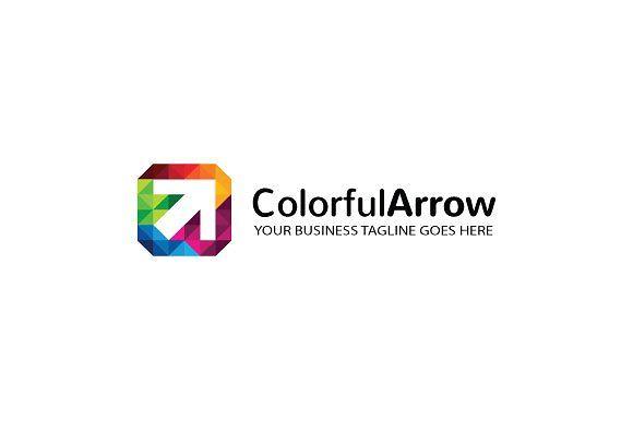 Colorful Arrow Logo - Colorful Arrow Logo Template Logo Templates Creative Market