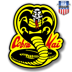 Cobra Kai Logo - Cobra Kai logo karate kid movie Sticker Decal Phone laptop Car ...