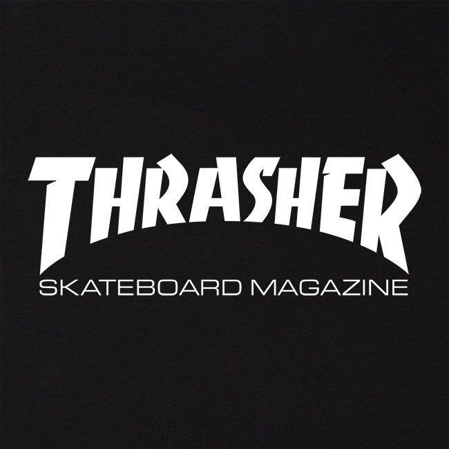 Thrasher Black Logo - Thrasher Magazine Shop - Skate Mag Crewneck