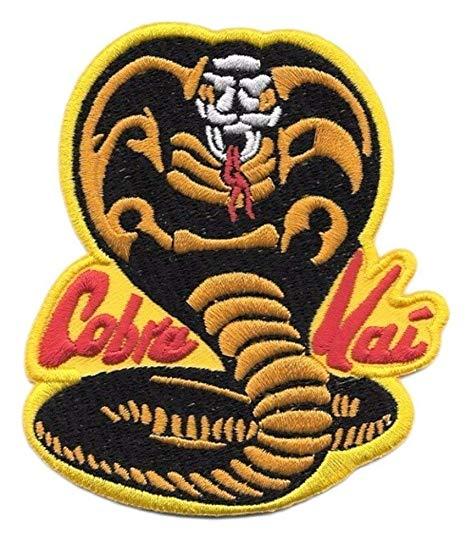 Cobra Kai Logo - Karate Kid Cobra Kai Patch: Clothing