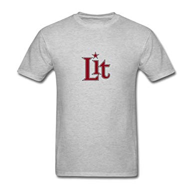 Lit Band Logo - Kilers Men's Lit Rock Band Logo T-Shirt S ColorName Short Sleeve ...
