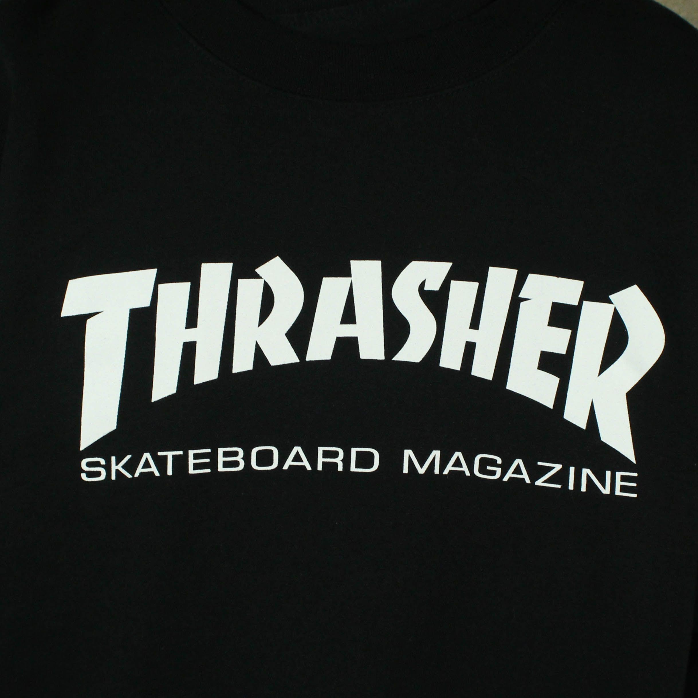 Black And White Thrasher Logo Logodix - thrasher grey shirt roblox
