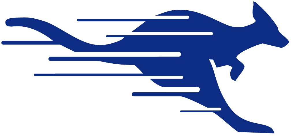 And Symbol with Blue Kangaroo Logo - UMKC Kangaroos | Team Logos | Logos, Kangaroo logo, Sports logo