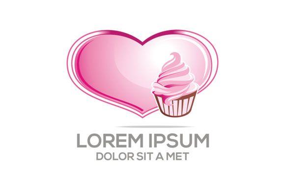 Ice Cream Heart Logo - Heart Ice Cream Logo Graphic