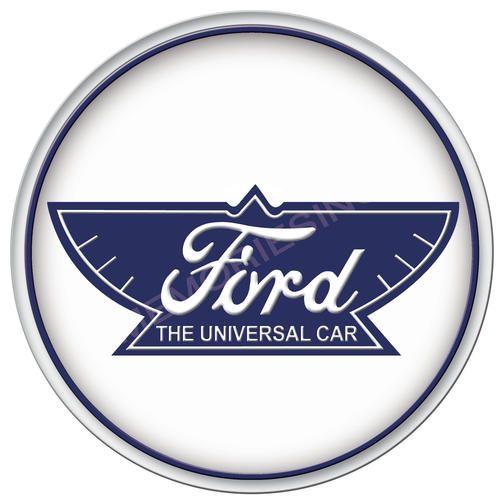 Classic Ford Logo - Signage Logo History (1912) Classic Metal Sign was