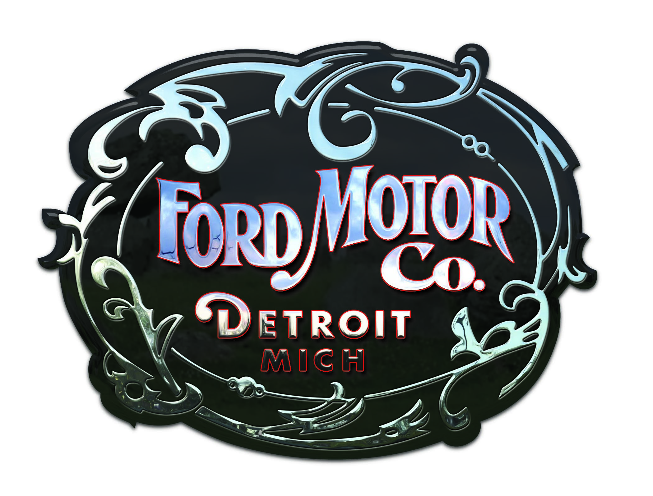 Classic Ford Logo - Picture of Old Ford Logo