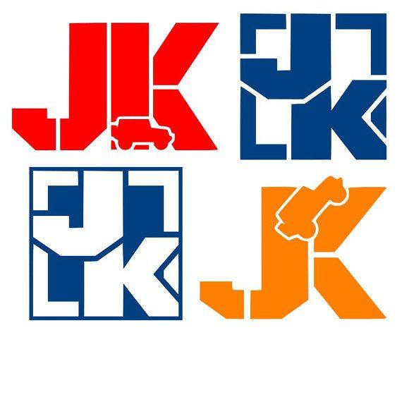 Jeep JK Logo - Digital Download JK Logos SVG DXF Eps Silhouette Studio Cricut ...