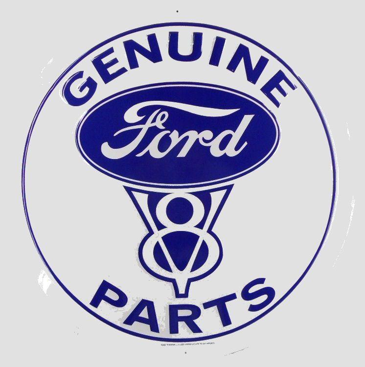 Classic Ford Logo - FORD genuine V8 parts - $10.00 : Bob Hoyts Classic Inspection ...