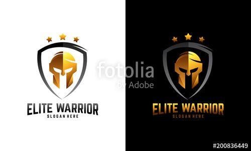 Spartan Warrior Helmet Logo - Luxury Sparta warrior helmet logo, Elite Warrior logo template