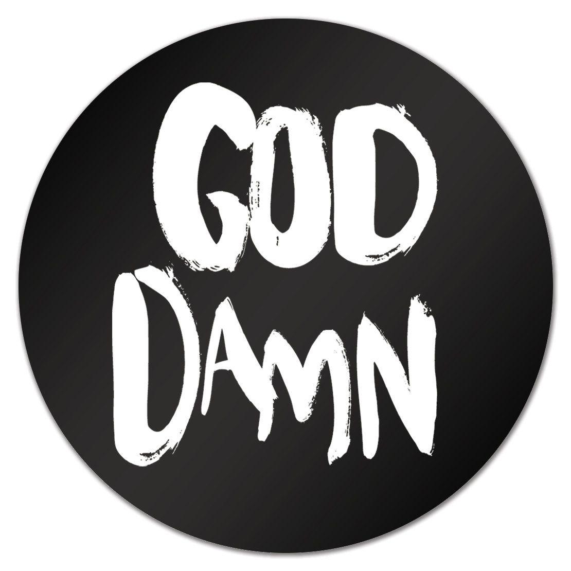 Damn Logo - God Damn Logo on Black | God Damn