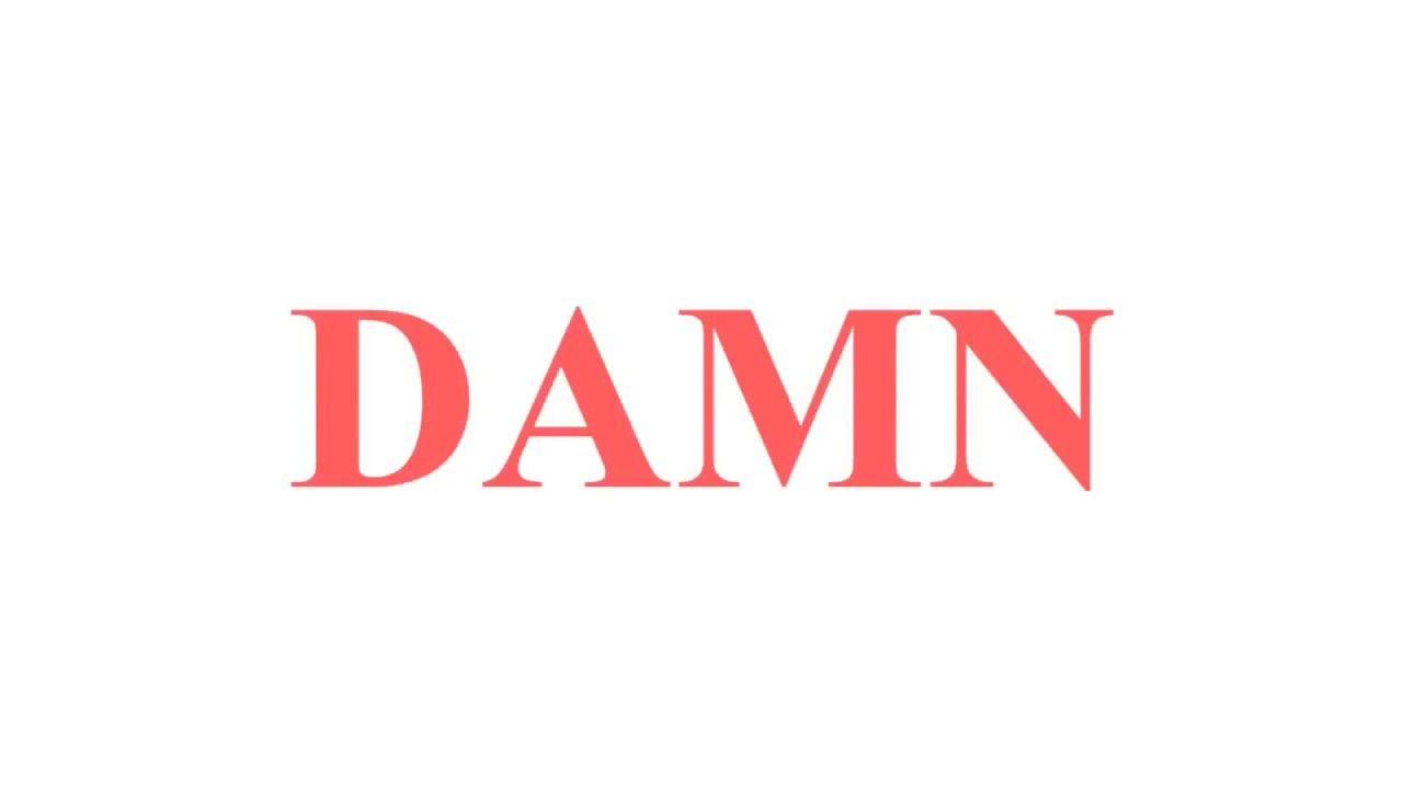 Damn Logo - Kendrick Lamar - 