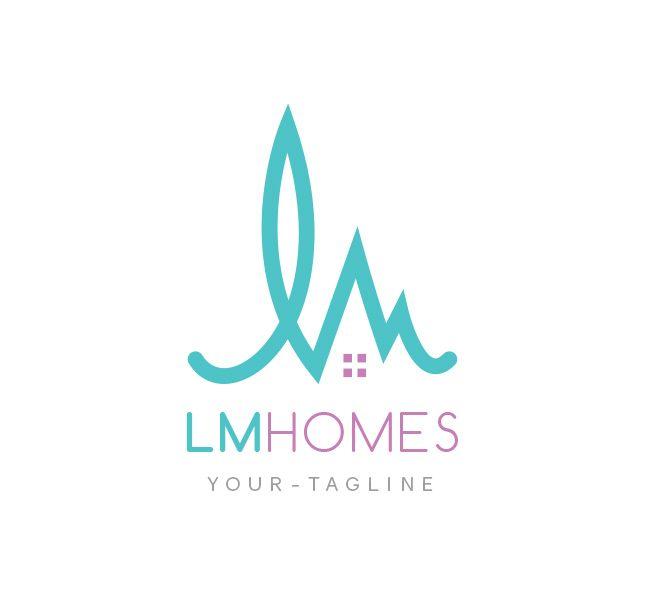 Lm Logo - LM Homes Logo & Business Card Template - The Design Love