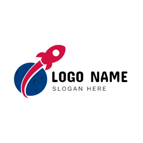 Red Rocket Logo - Free Rocket Logo Designs | DesignEvo Logo Maker