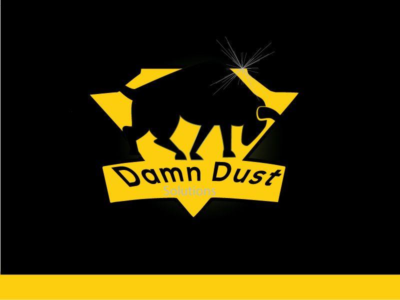 Damn Logo - Bold, Modern, Industrial Logo Design for DAMN Dust Solutions, or