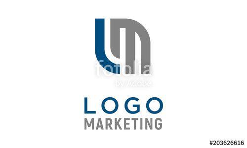 Lm Logo - Initial LM Logo Design Inspiration Stock Image And Royalty Free