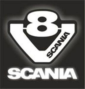 V8 Logo - SC-2 Scania Truck Logo V8 Griffin Engine A5 A4 Size Airbrush ...