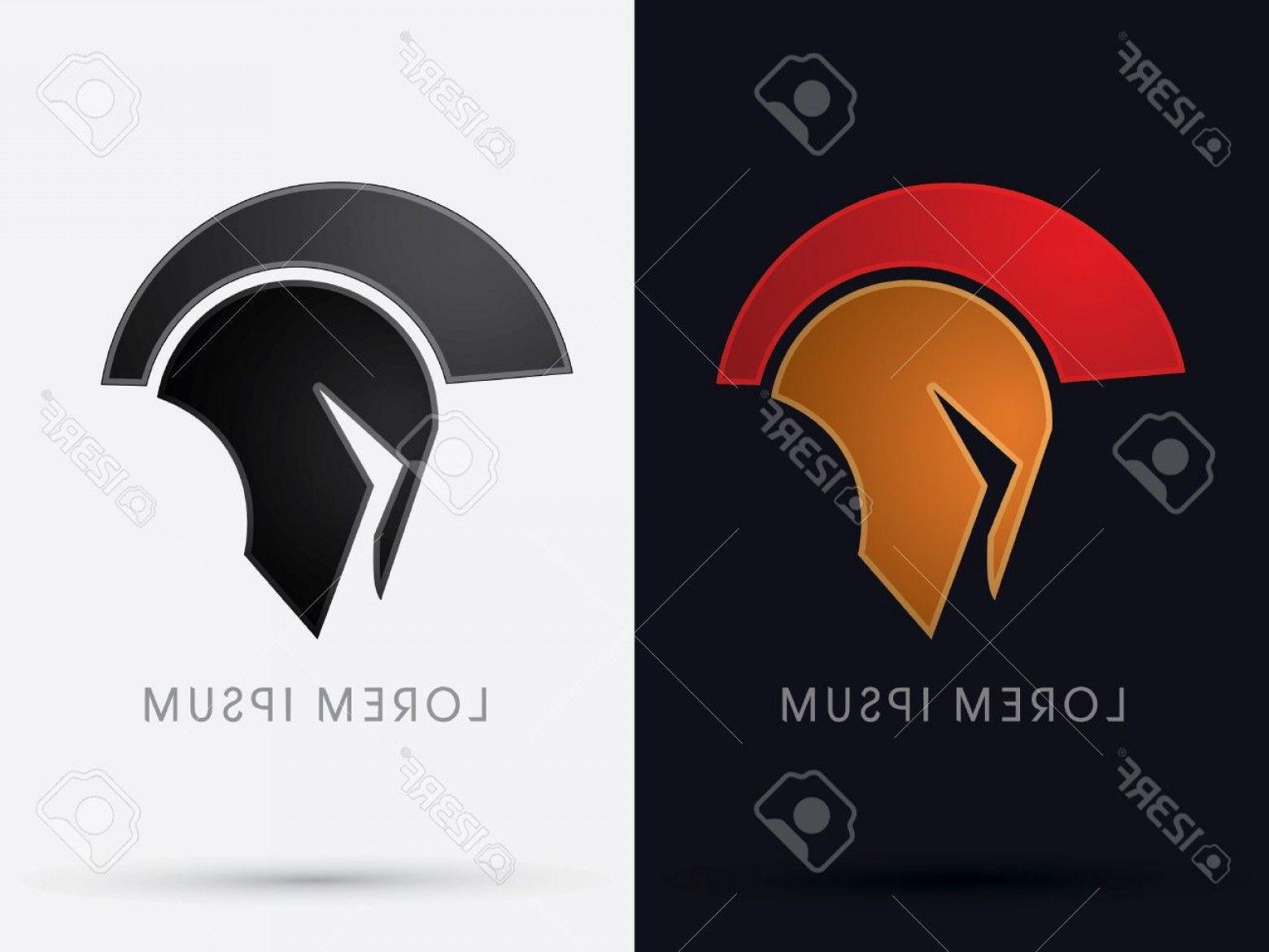 Spartan Warrior Helmet Logo - Photostock Vector Roman Or Greek Helmet Spartan Helmet Head ...