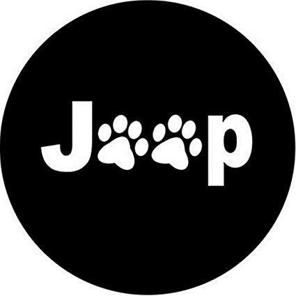 Jeep JK Logo - Dee Type Paws Spare Wheel Tire Cover Fit Jeep Wrangler