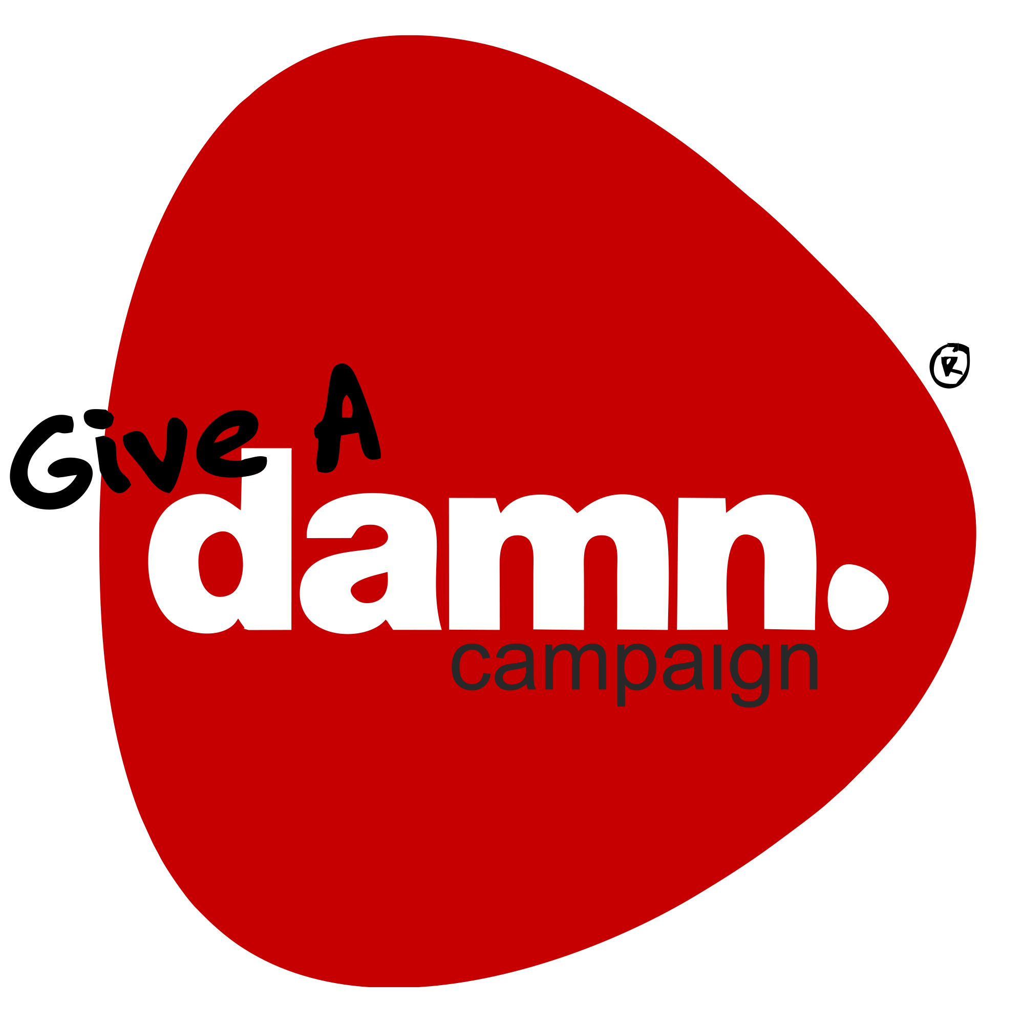 Damn Logo - File:Give a damn campaign logo.svg - Wikimedia Commons
