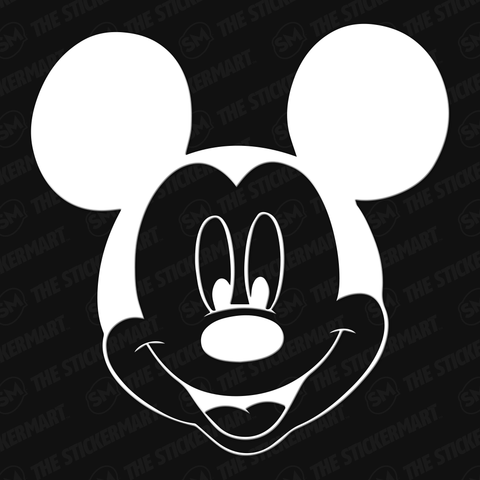 Mickey Mouse Face Logo - Mickey Mouse Face Vinyl Decal – The Stickermart